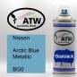 Preview: Nissan, Arctic Blue Metallic, BG0: 400ml Sprühdose, von ATW Autoteile West.